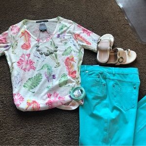 Multi colored top